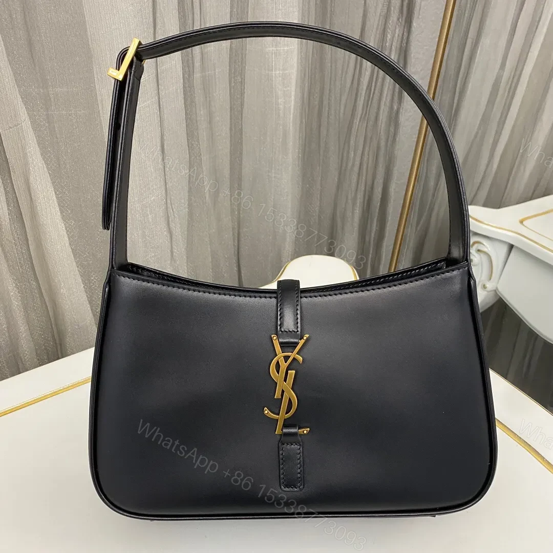 Saint Laurent le 5 a 7 mini hobo bag – Black — view 1