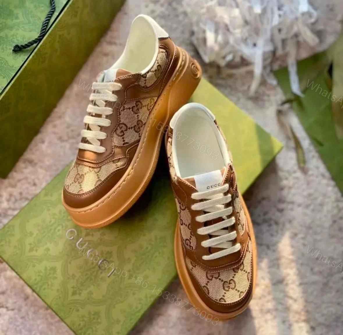 FIRST COPY GUCCI GG SNEAKERS FOR WOMAN — view 1