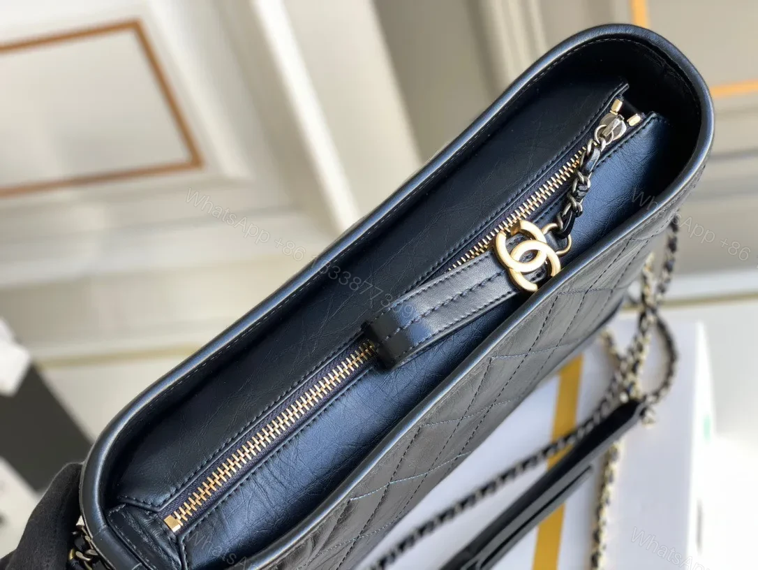 View 8 of Chanel Gabrielle Small Hobo Bag Handbag Soft Leather 28cm
