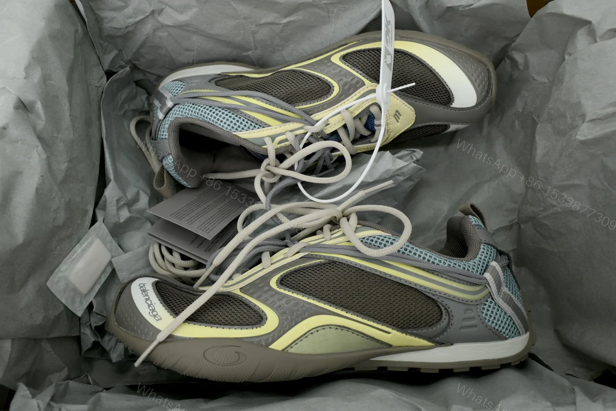 View 8 of Balenciaga Runner Radar 'Brown Blue Yellow' 865703 WSTGL 2471