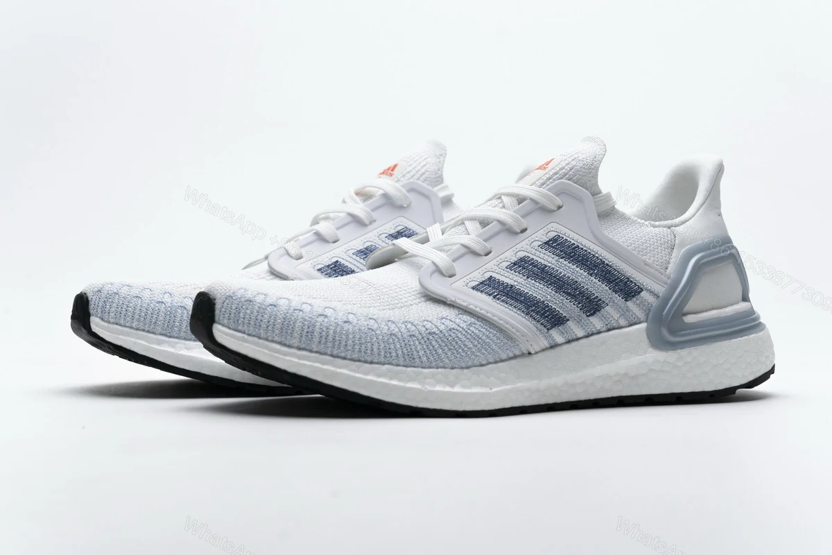 View 10 of Adidas Ultra BOOST 20 White Light Blue FY3454