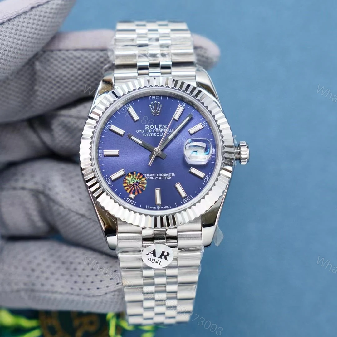 View 3 of Rolex Datejust Jubilee Champagne Navy Blue 36Mm