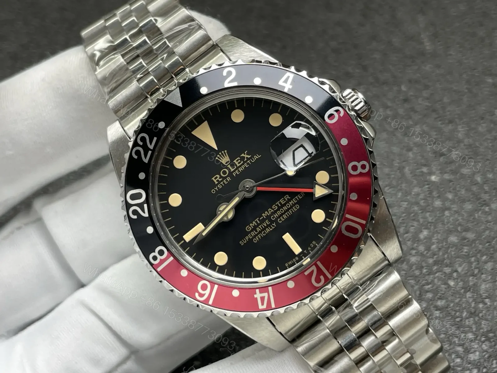 View 2 of Rolex GMT-Master II Coke Watch Oyster Bracelet Ultimate 40MM 16710-Coke