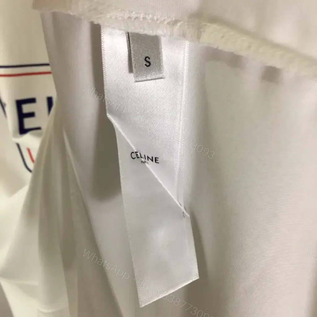 View 8 of White Cotton Logo Tee — Minimalist, Modern, Versatile