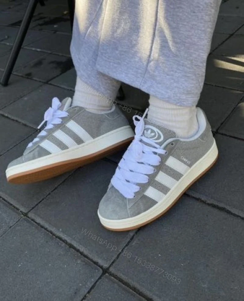 View 4 of First Copy Adidas Gazelle Grey White Men’s Sneakers Premium Quality First Copy Shoes