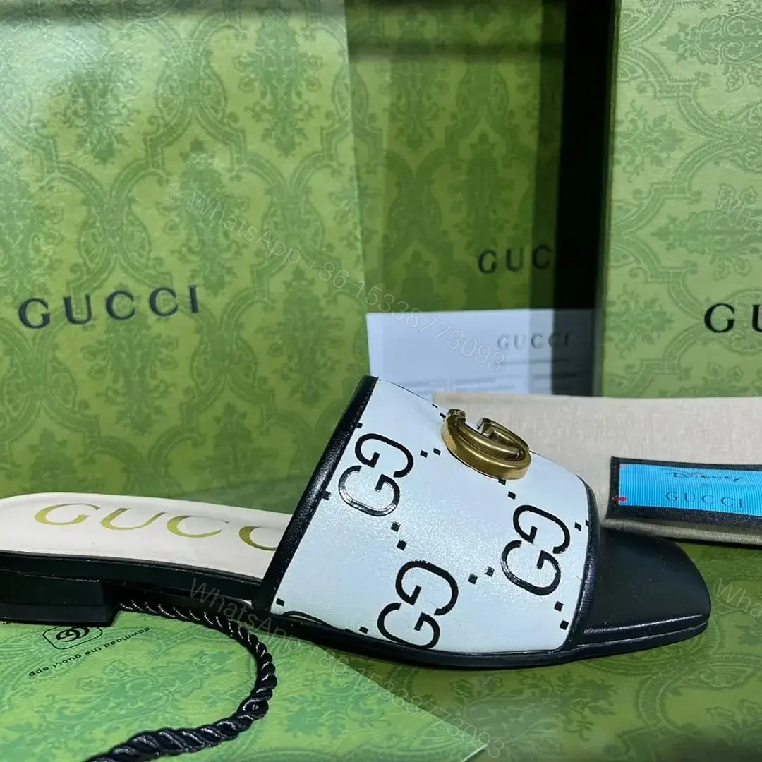 View 2 of Gucci GG Slide Sandals