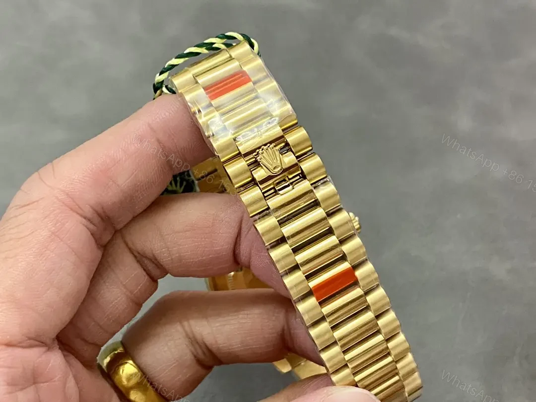View 8 of Rolex Day-Date 40 Yellow Gold Fluted Green Ombré 228238-0069