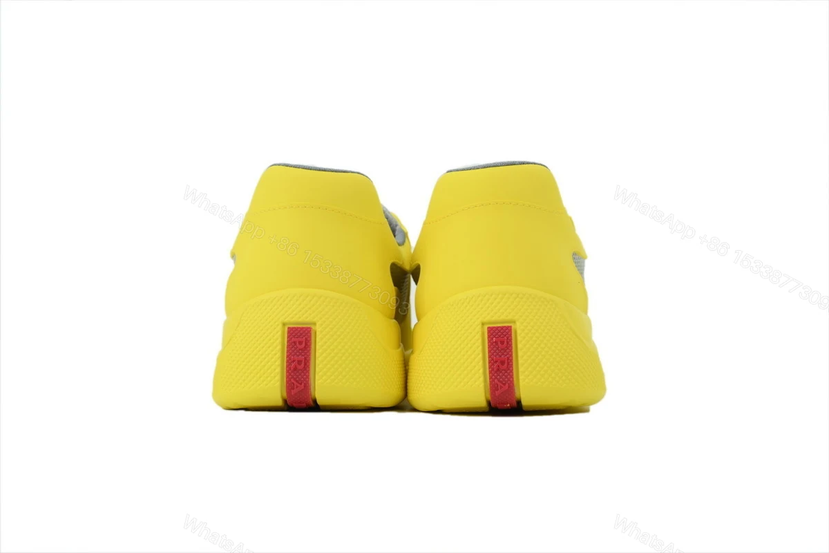 View 3 of Prada Sneakers Rubber Yellow