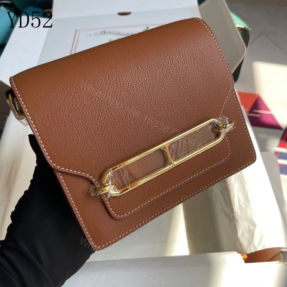 View 2 of H SAC ROULIS BROWN GOLD BUCKLE 19CM