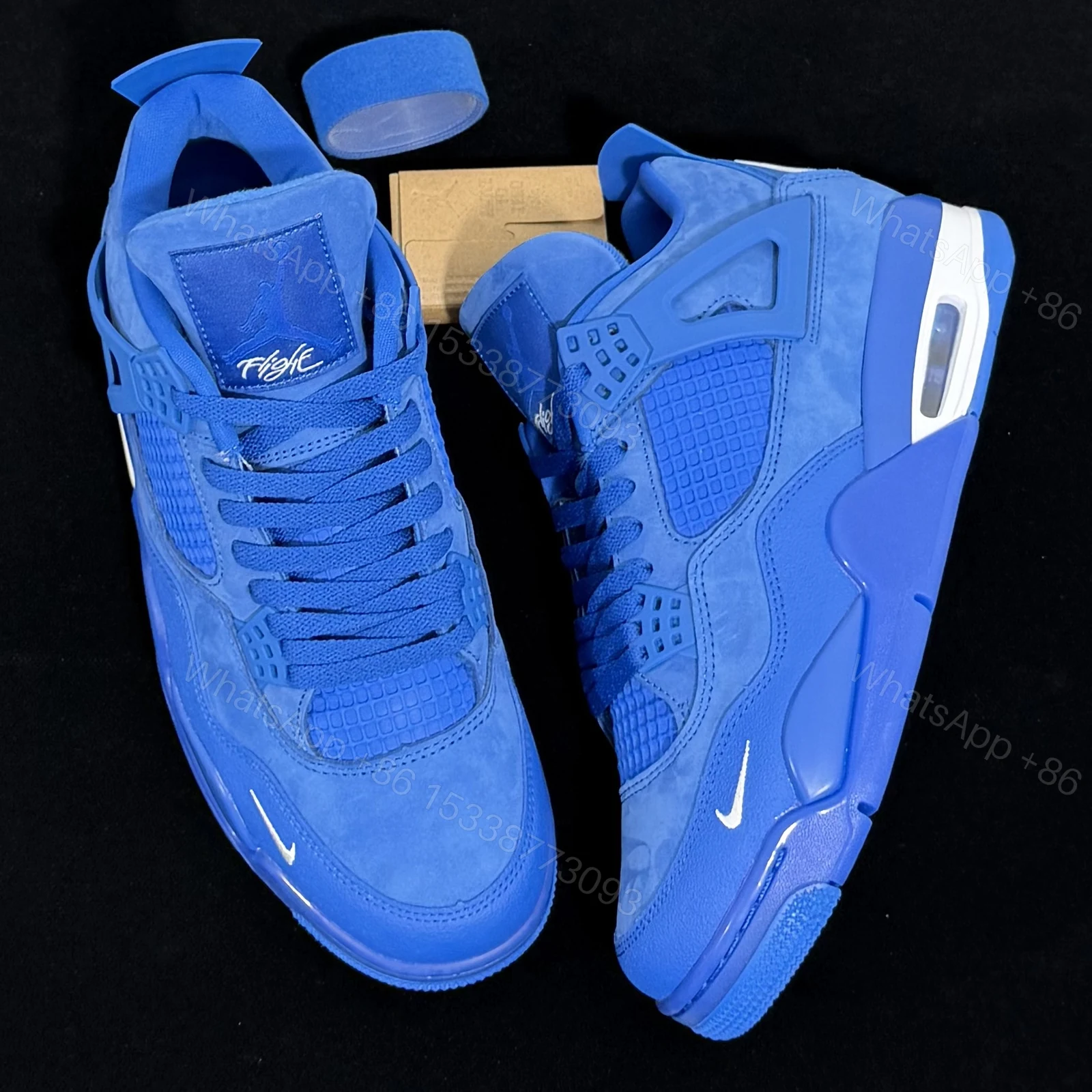 View 8 of Air Jordan 4 Retro Nigel Sylvester Brick by Brick Blue