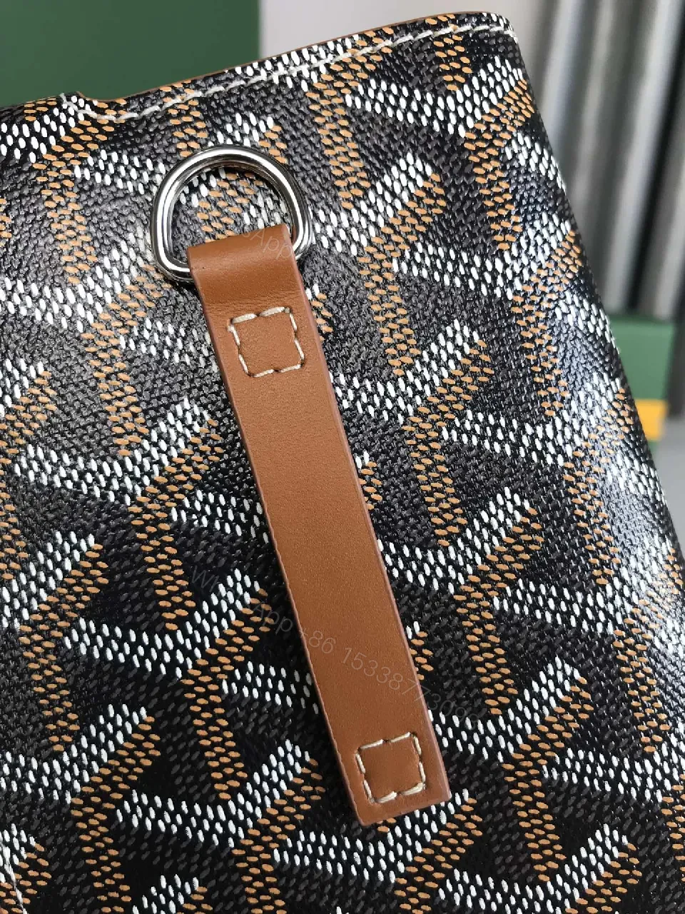 View 4 of Signature Cardholder Organizer: Monogram Canvas Case, Leather Trim, Slim