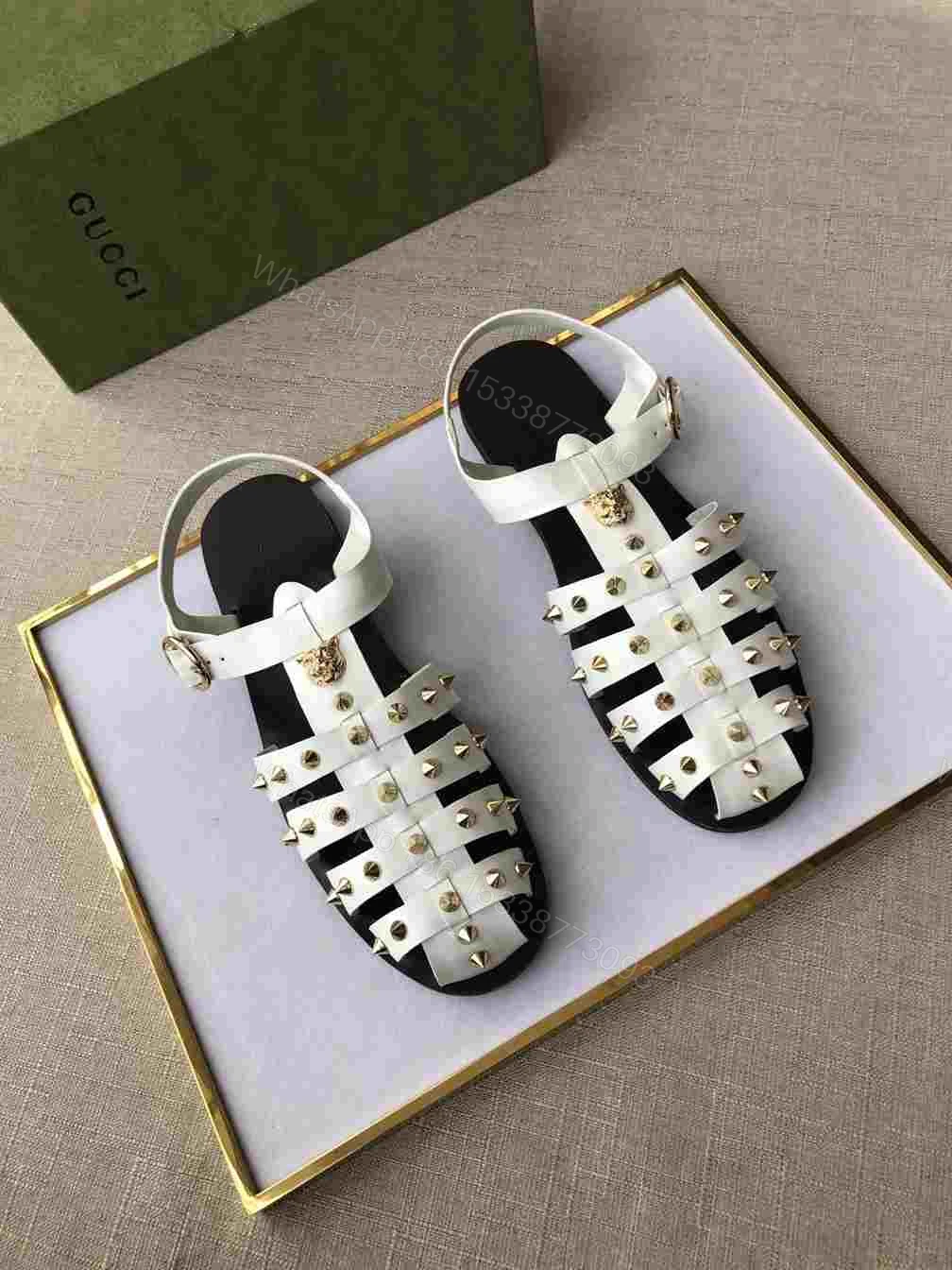 GUCCI SANDAL WITH DOUBLE G – SDG003 — view 1