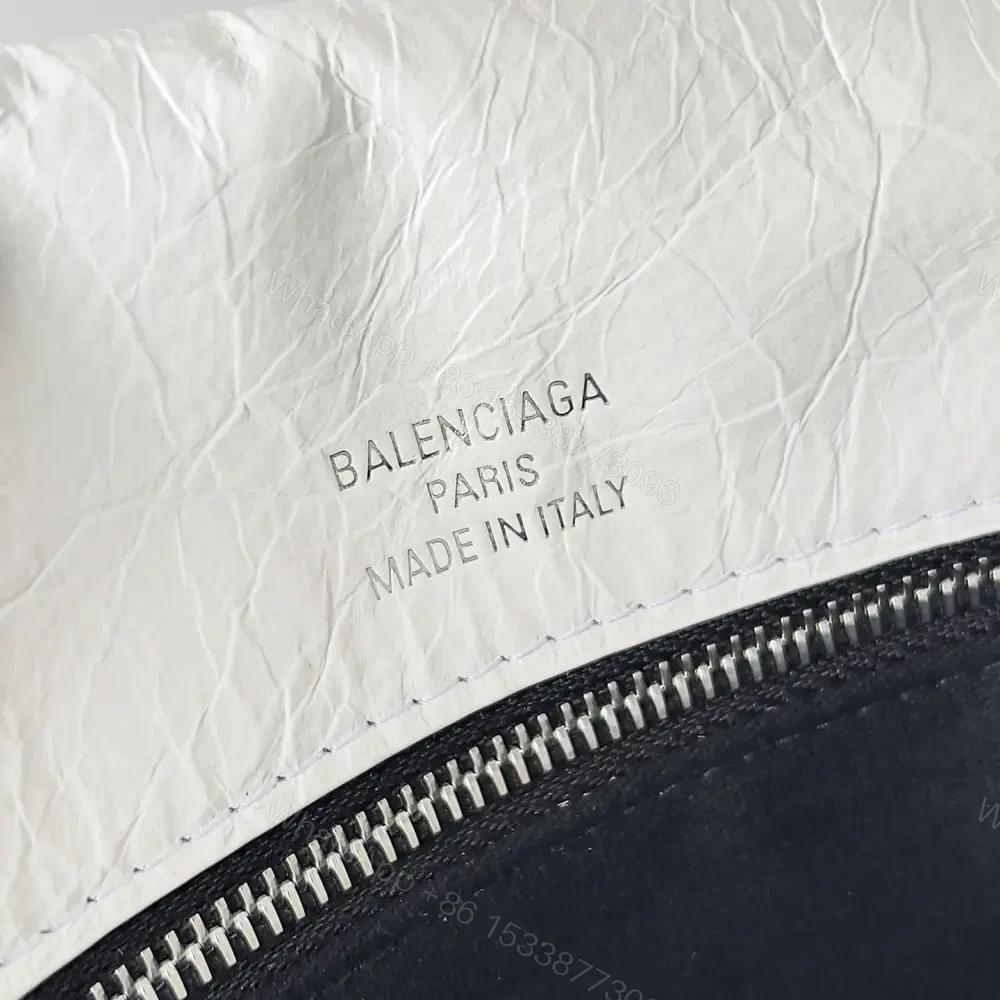 View 7 of 高仿Balenciaga*BBSolt系列腋下包白色M