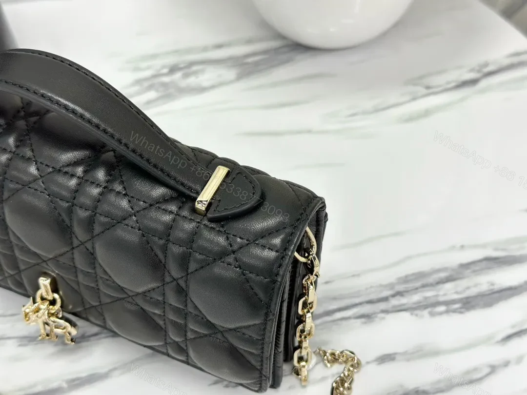 View 7 of Dior Women’s Super Handbag Black Crossbody Bag 21×11.5cm