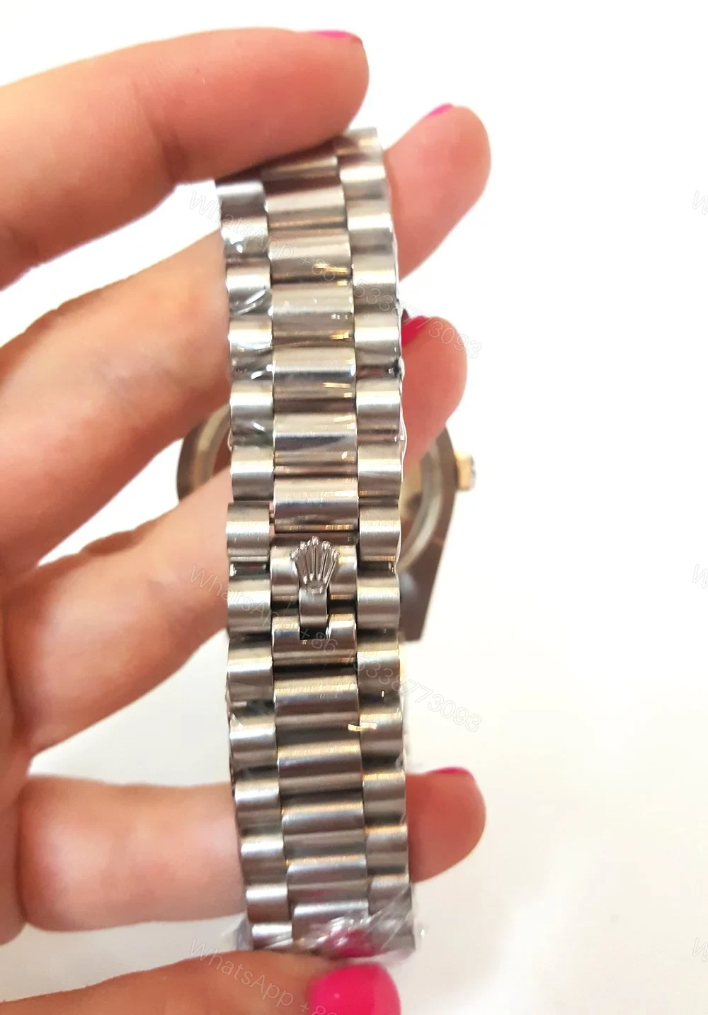 View 5 of Replica Rolex Day-Date Silver Dial 118346 36 mm