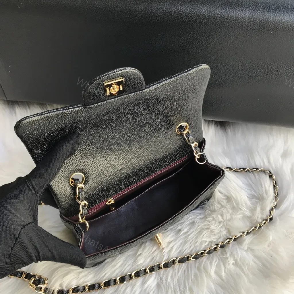 View 8 of Colorful Quilted Chain Bag: Compact Luxury Everyday Elegance