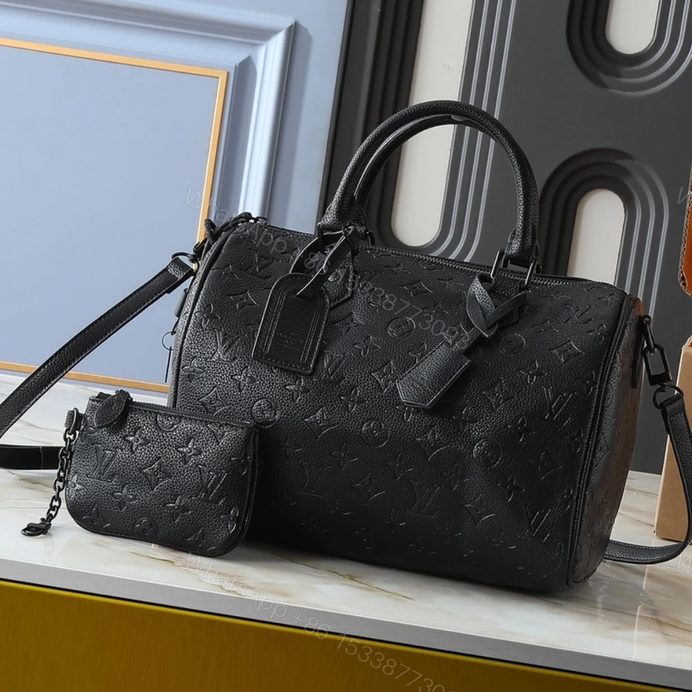 View 2 of Louis Vuitton Speedy P9 Bandoulière 30 Black 26Cm M13904