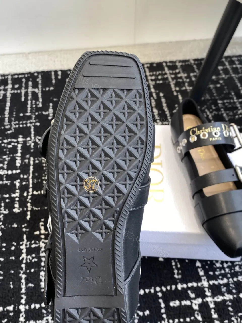 View 5 of Bold Straps Leather Mules: High-Impact, Dior-Inspired Luxury