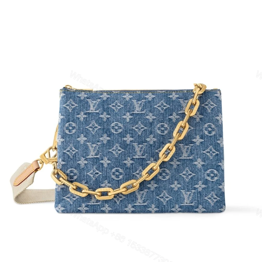 Louis Vuitton Coussin PM Bag Denim Blue 26Cm M24564 — view 1