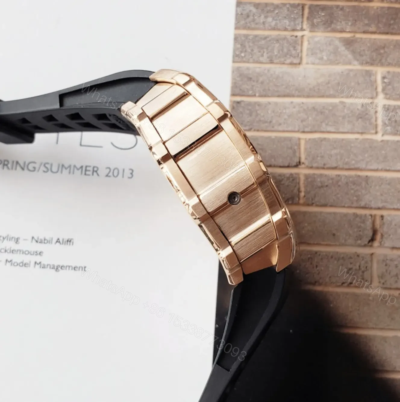 View 6 of Richard Mille Swiss Made Clone RM 11-03 Flyback Chronograph Full Rose Gold