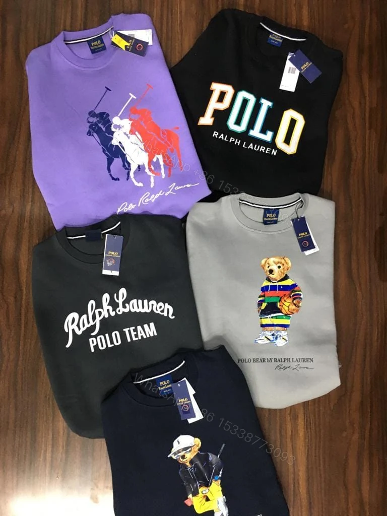 FIRST COPY RALPH PREMIUM ROUND NECK SWEATSHIRT — view 1