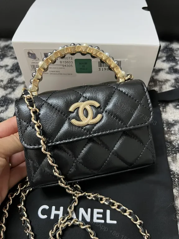 View 6 of Chanel-Inspired Quilted Mini Crossbody: Luxe Everyday Bag
