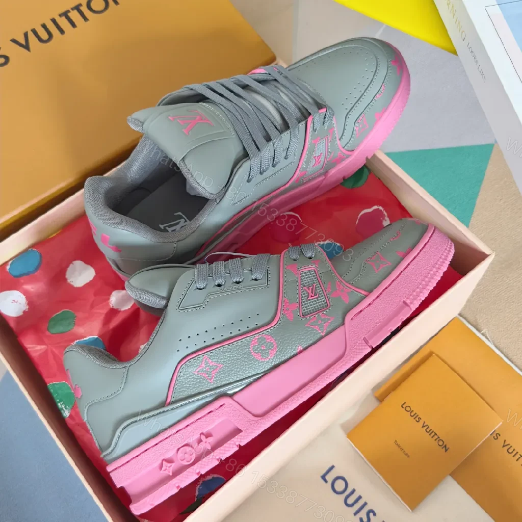 View 9 of Grey-Lilac High-Top Sneakers with Lux Texture & Comfort