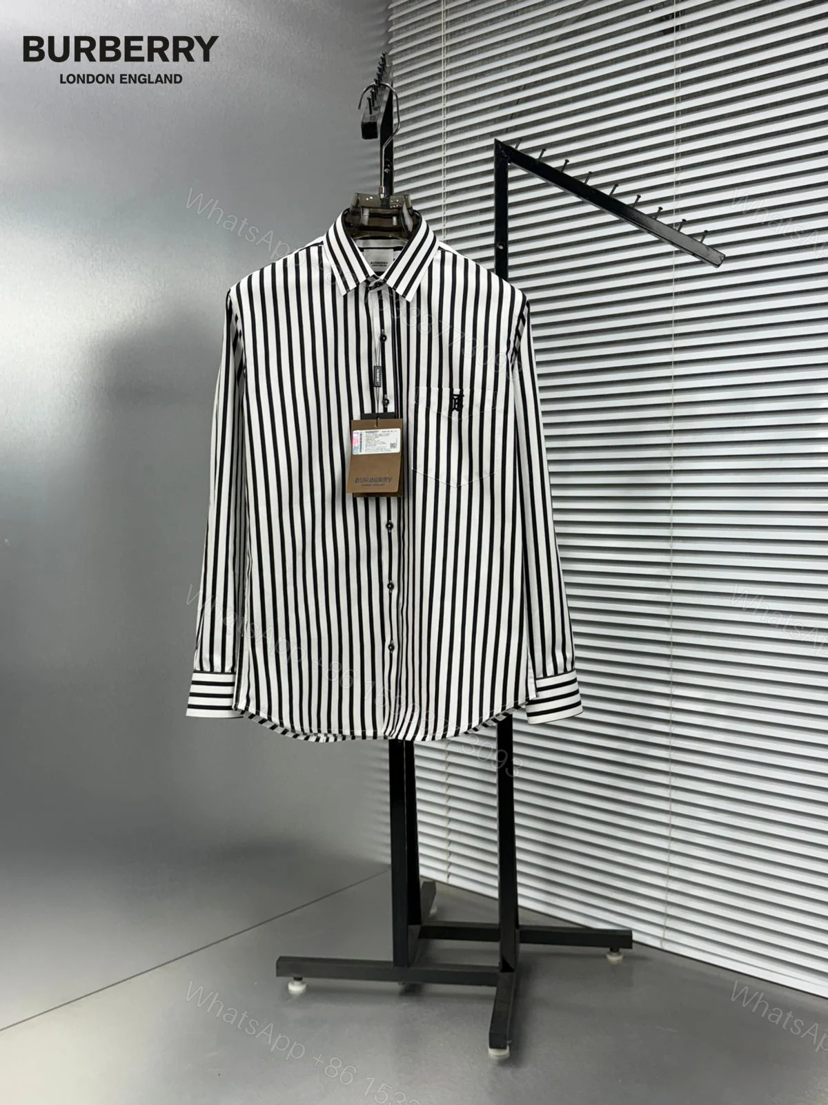 View 3 of First Copy Burberry Premium Original Cotton Lycra Shirts for Men