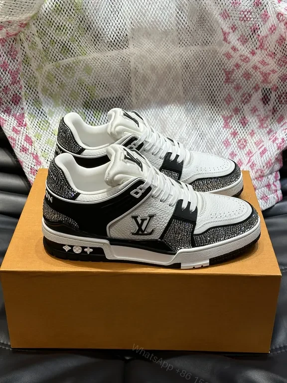 View 8 of Modern Signature Sneaker: Premium Leather, Minimalist LV-Inspired Design
