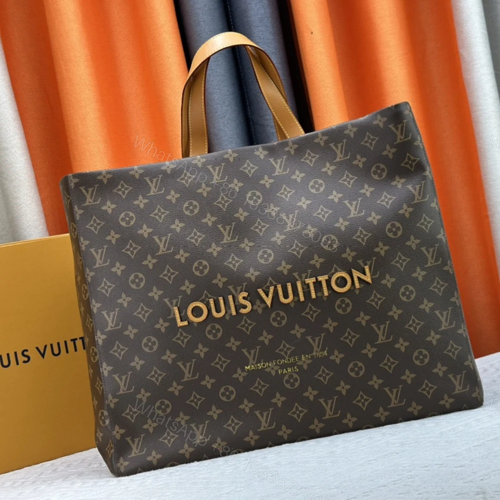 View 2 of LOUIS VUITTON SHOPPER TOTE MM MONOGRAM BROWN 40CM