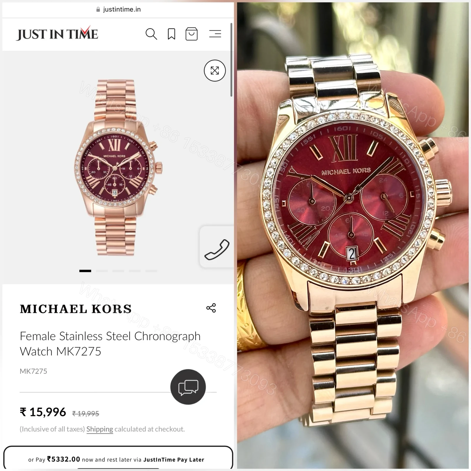 View 2 of Michael Kors Lexington MK7275