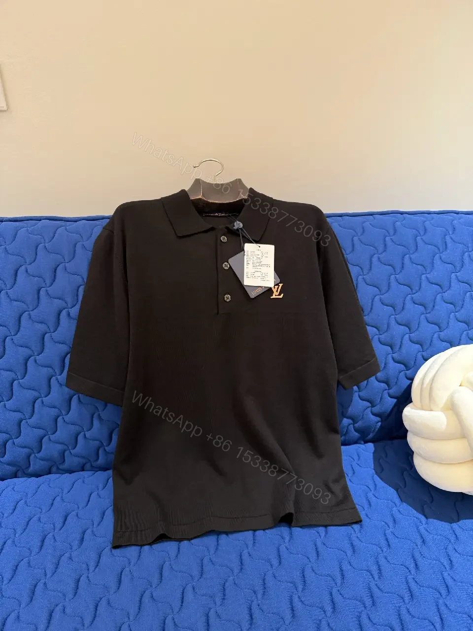 View 8 of Polished Polo: Subtle LV-Inspired Signature Polo Shirt