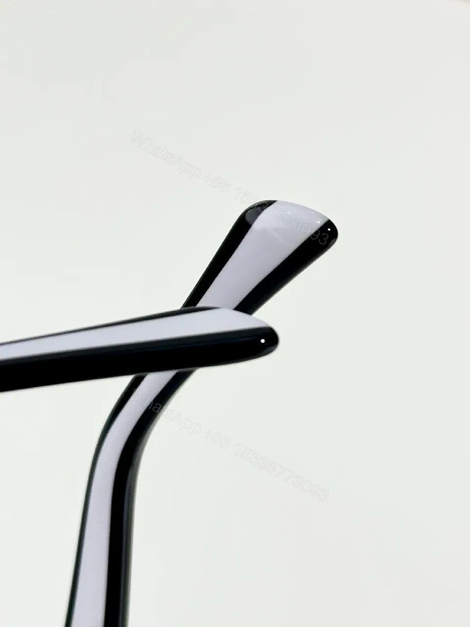 View 7 of Black Acetate Modern Eyewear with Signature Detail Frames