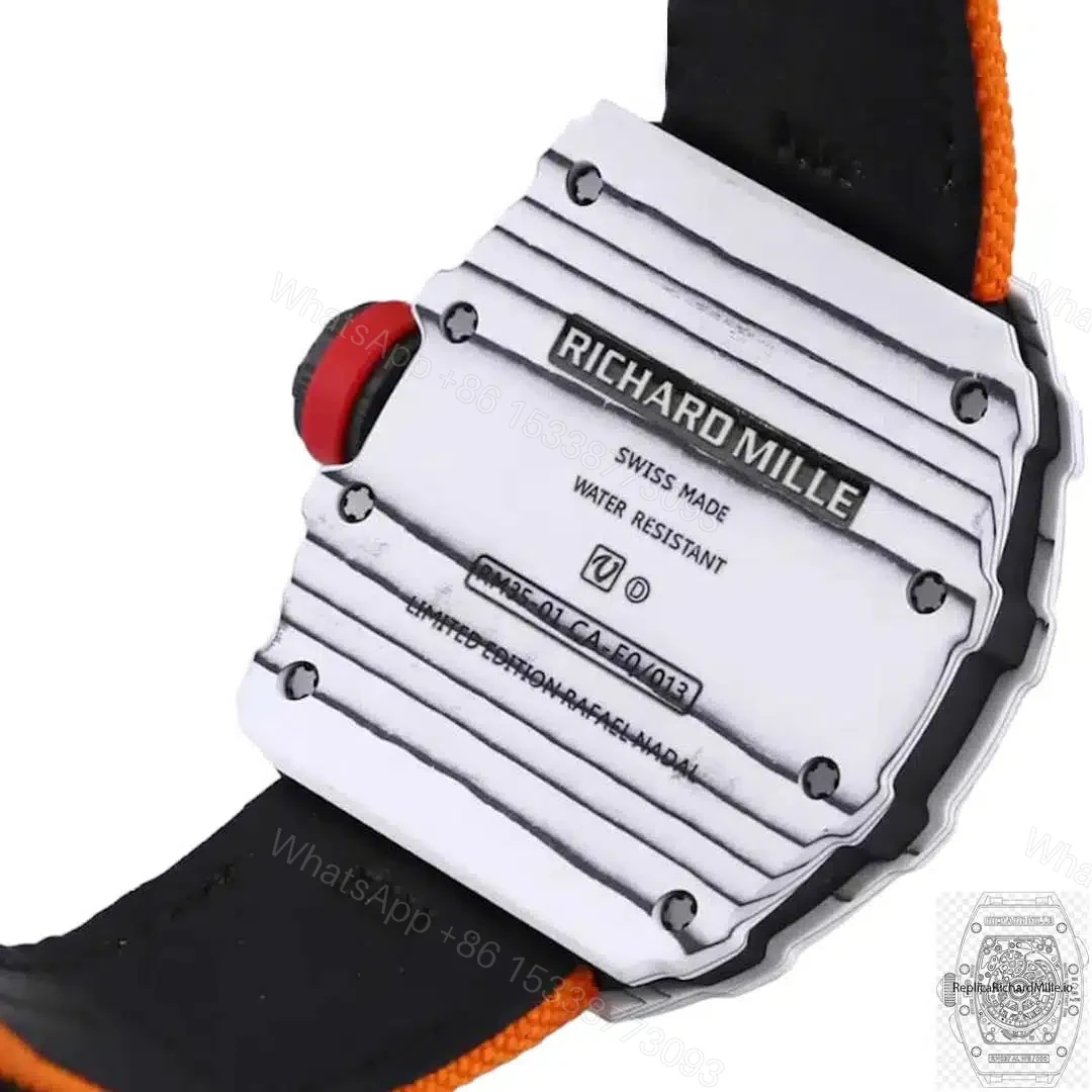View 6 of Replica Richard Mille RM35-01 BBR Factory Orange Strap