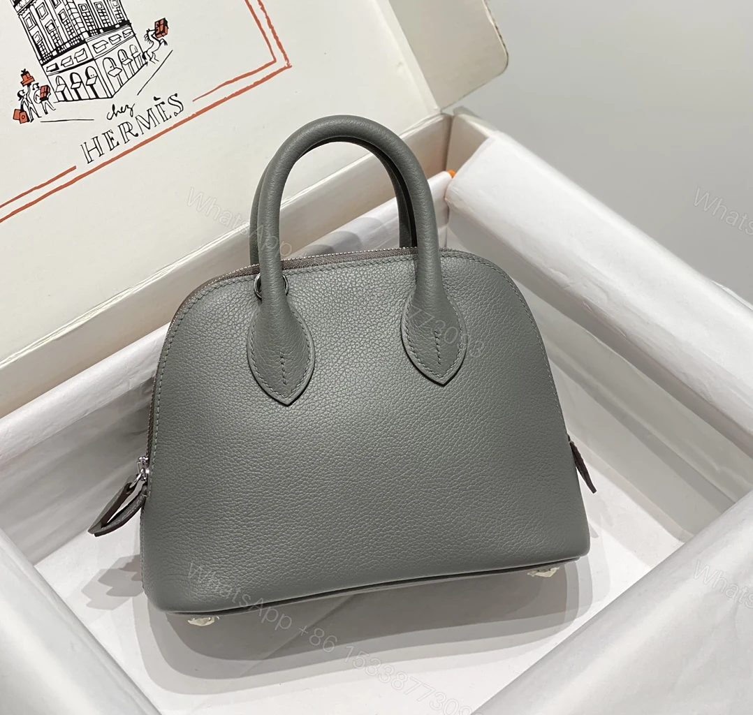 Hermes A貨 女款 Bolide 手提包 冰川灰簡約款 — view 1