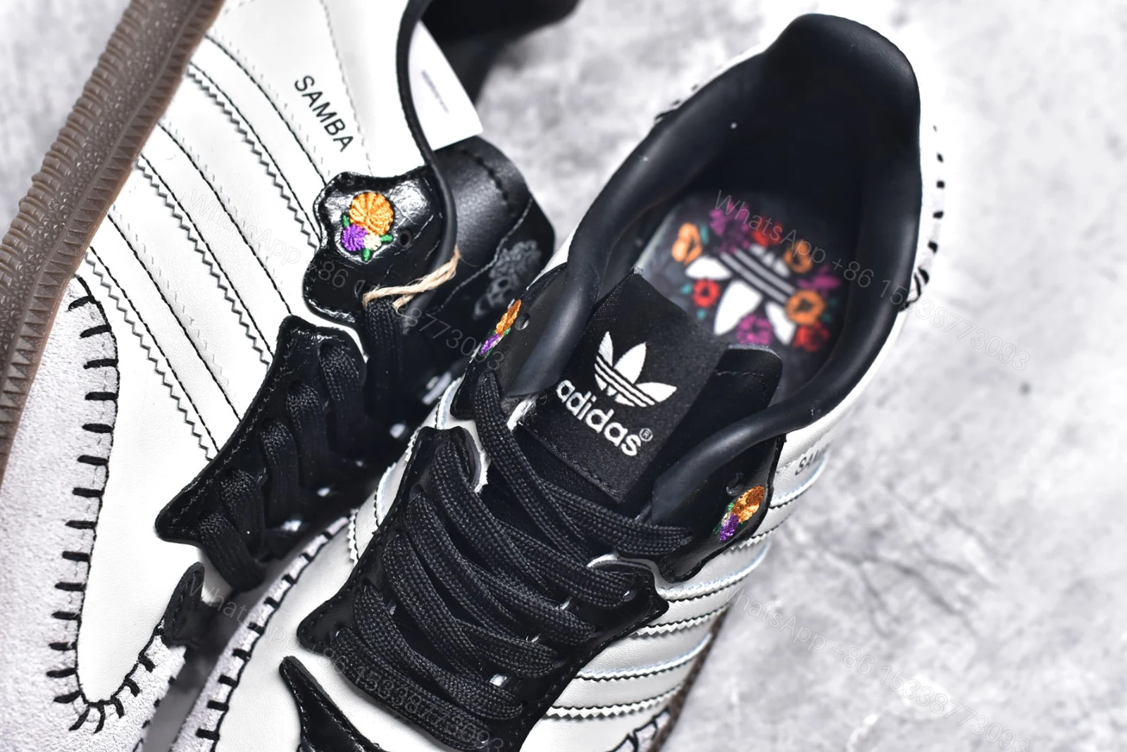 View 4 of adidas Samba OG Dia de Muertos Pack Off White Reps