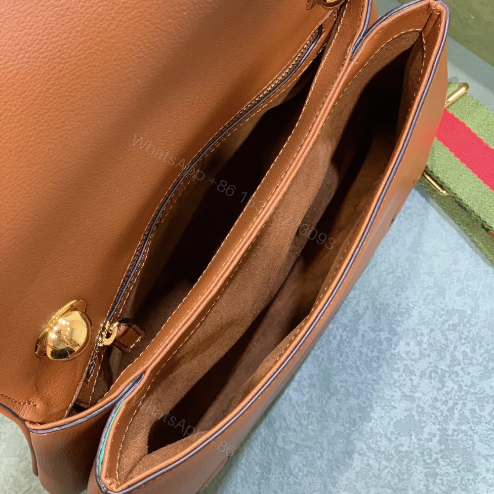 View 8 of Gucci Blondie Medium Top Handle Bag Brown 29Cm