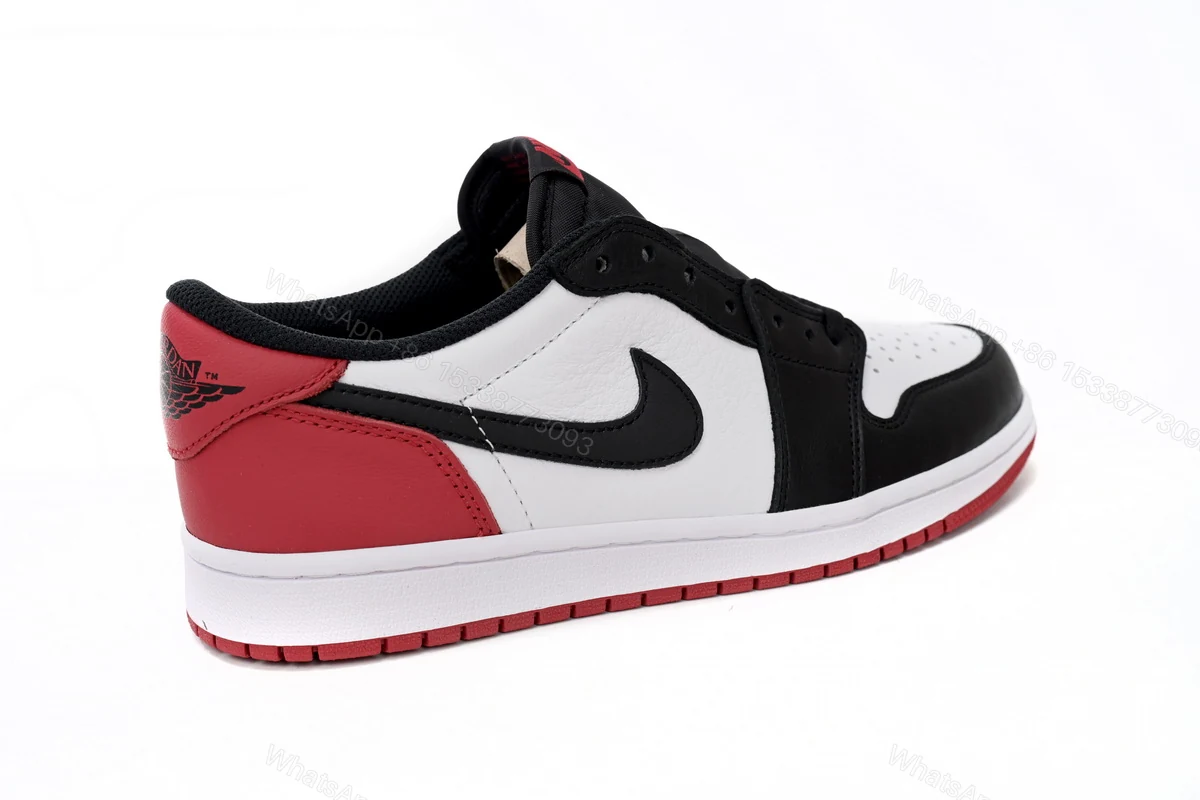View 7 of Air Jordan 1 Low OG Black Toe CZ0790-106