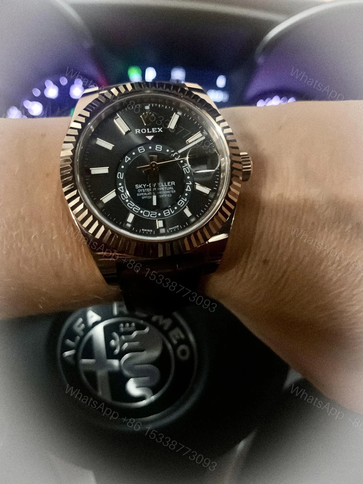 View 3 of Superclone Rolex Sky-Dweller Intense white Dial 336938
