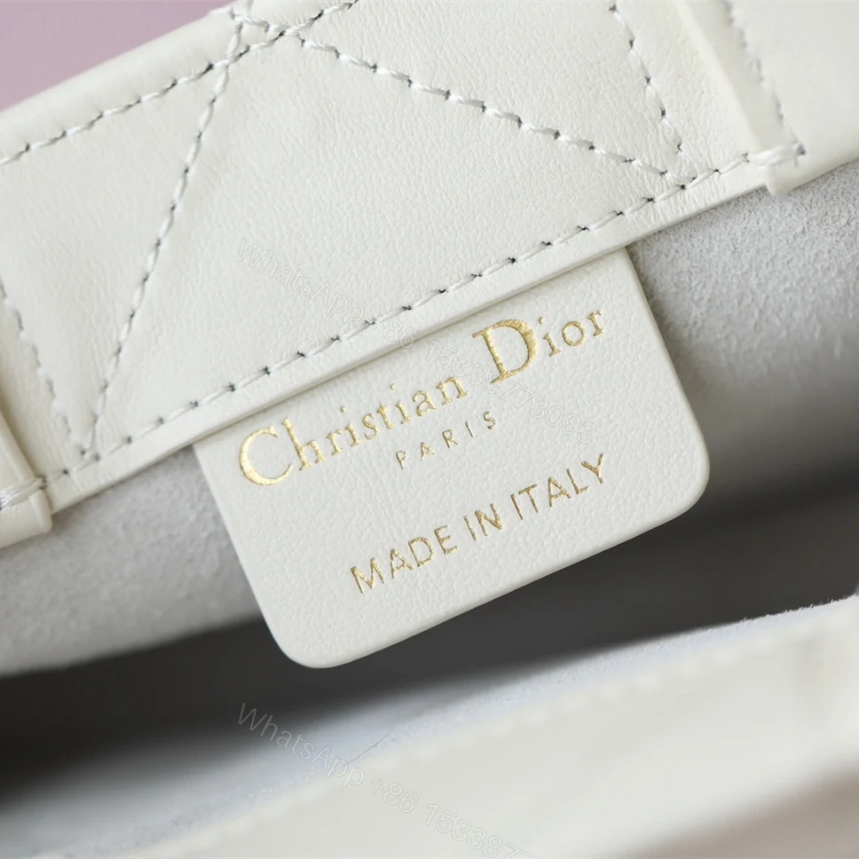 View 10 of 高仿Dior*BookTote系列S5573O牛皮革白色單肩包免檢版