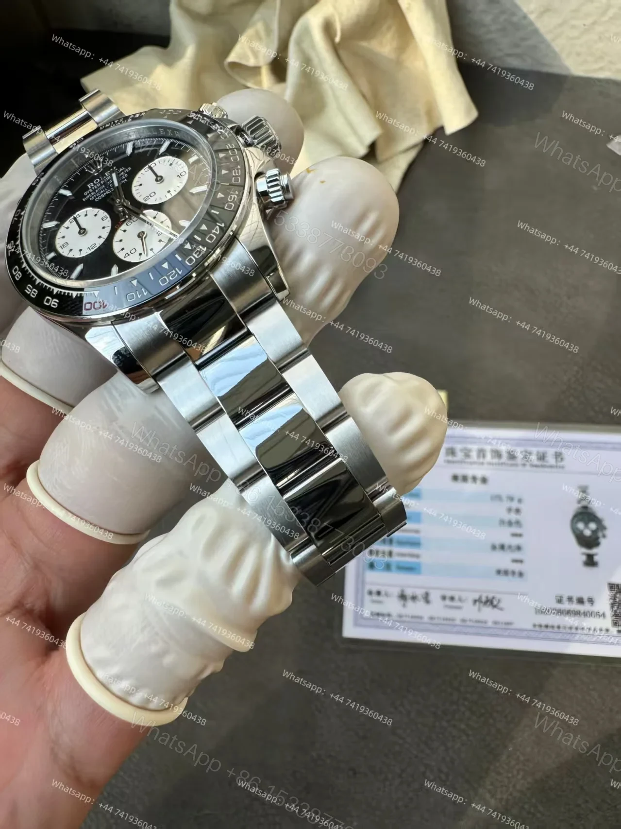 View 8 of Rolex Super Clone 1:1 Le Mans Daytona 100 Years Anniversary M126529LN 4132 Movement