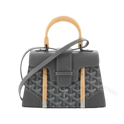 Goyard Goyardine Coated Canvas Leather PM Bag — view 1
