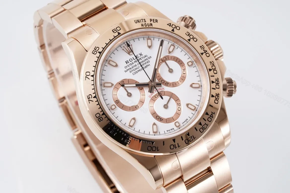 View 4 of KZ Factory Clean Factory KING Rolex Daytona Rose Gold Chronograph