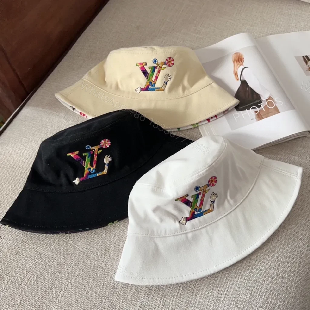View 9 of Compact Luxury Bucket Hat - Embroidered, Unisex, Canvas Hat