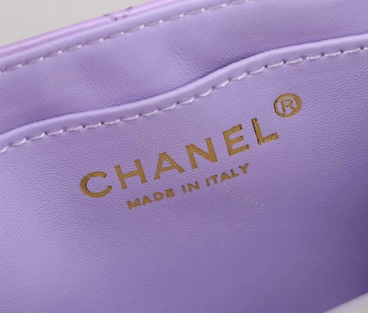 View 7 of Chanel Mini Kelly Shopping Tote Bag VJ6TR89 – Purple