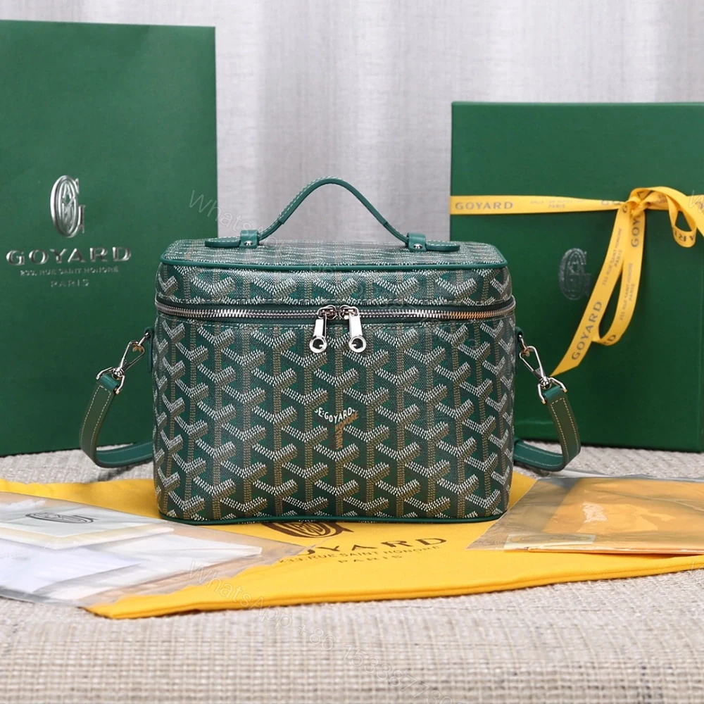 高仿Goyard*Muse系列MUSEVA7單價盒子包綠色免檢版 — view 1