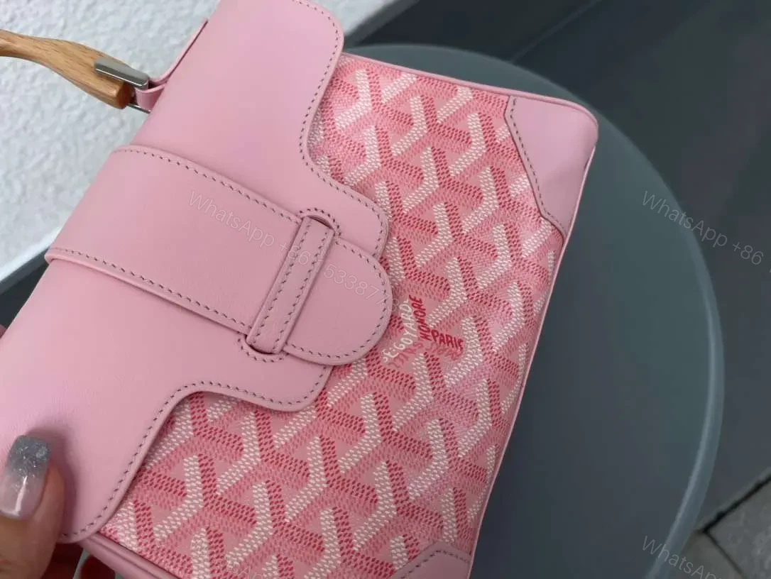View 5 of Goyard Saigon Pink Replica 11 High Quality Bag 20x15cm