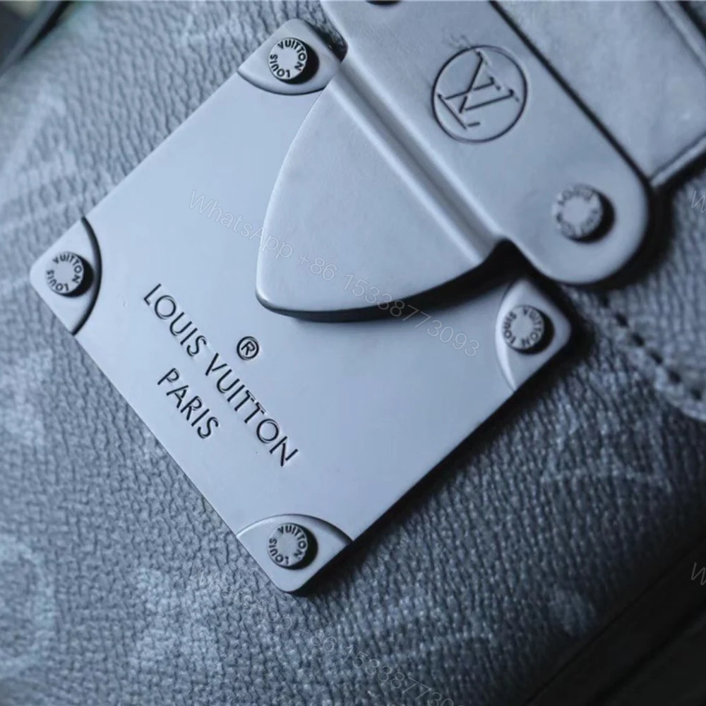 View 7 of Louis Vuitton S-Lock Vertical Wearable Wallet Monogram Eclipse 19cm