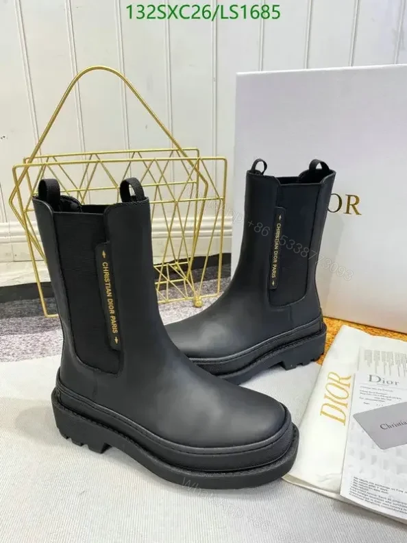 View 2 of Dior Ankle Boots in Premium Cowhide for Women