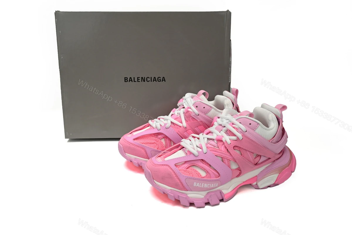 Balenciaga Track Black Rice White Pink 542436 W3SU5 5090 — view 2